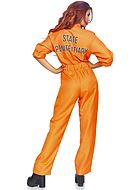 Female prisoner, costume jumpsuit